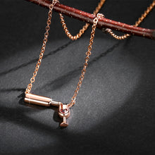 Load image into Gallery viewer, Love Wine Pendant Necklace Woman Necklaces and Pendant Cubic Zirconia Unique Design Jewelry