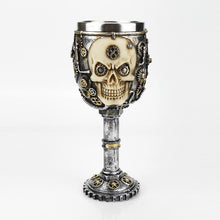 Load image into Gallery viewer, Gothic Wine Goblet Contain Dragon Claw Viking Skeleton Retro Stainless Steel&Resin Wine Glass BEST Halloween Gifts Bar Drinkware