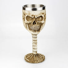 Load image into Gallery viewer, Gothic Wine Goblet Contain Dragon Claw Viking Skeleton Retro Stainless Steel&Resin Wine Glass BEST Halloween Gifts Bar Drinkware