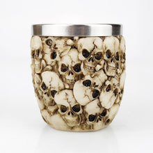 Load image into Gallery viewer, Gothic Wine Goblet Contain Dragon Claw Viking Skeleton Retro Stainless Steel&Resin Wine Glass BEST Halloween Gifts Bar Drinkware