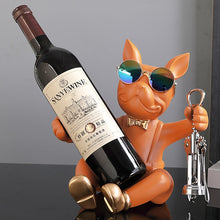 Load image into Gallery viewer, French Bulldog Wine Holder Nordic Live Room Sculpture office Dog Statue Table Decoration Dog Resin Statu Home Decor Ornament
