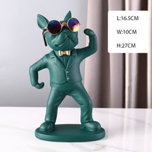 Load image into Gallery viewer, French Bulldog Wine Holder Nordic Live Room Sculpture office Dog Statue Table Decoration Dog Resin Statu Home Decor Ornament
