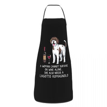 Load image into Gallery viewer, Funny Wine Apron for Women Men Unisex Bib Dog Lover Cooking Kitchen Tablier Cuisine Chef Baking
