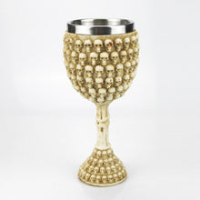 Load image into Gallery viewer, Gothic Wine Goblet Contain Dragon Claw Viking Skeleton Retro Stainless Steel&amp;Resin Wine Glass BEST Halloween Gifts Bar Drinkware
