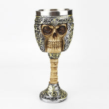 Load image into Gallery viewer, Gothic Wine Goblet Contain Dragon Claw Viking Skeleton Retro Stainless Steel&amp;Resin Wine Glass BEST Halloween Gifts Bar Drinkware

