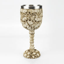 Load image into Gallery viewer, Gothic Wine Goblet Contain Dragon Claw Viking Skeleton Retro Stainless Steel&amp;Resin Wine Glass BEST Halloween Gifts Bar Drinkware
