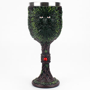 Gothic Wine Goblet Contain Dragon Claw Viking Skeleton Retro Stainless Steel&Resin Wine Glass BEST Halloween Gifts Bar Drinkware